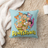 Coussin Graphique de la famille Pierrafeu et Roubles (Couverture)