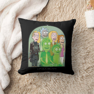 Coussin Graphique de la famille Rick et Morty