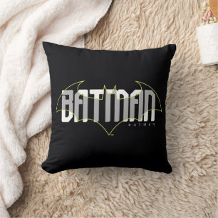 Coussin Graphique de nom haute technologie Batman