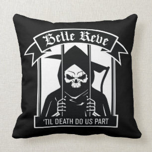 Coussin Graphique de Reve Reaper de belle du peloton   de