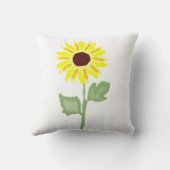 Coussin Graphique des tournesols (Verso)