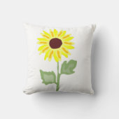 Coussin Graphique des tournesols (Recto)