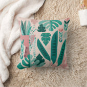 Coussin graphique du feuillage ménager (Couverture)