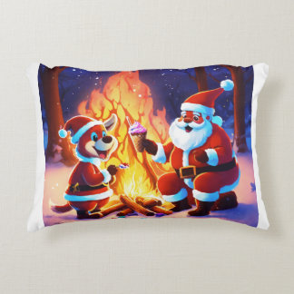 Coussin graphique du Père Noël