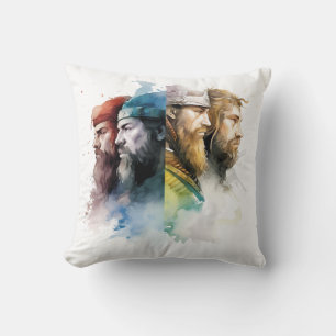 Coussin graphique en héros viking