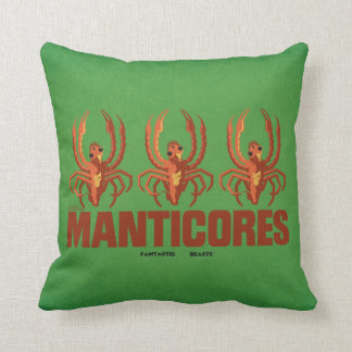 Coussin Graphique Vintage de Baby Manticores