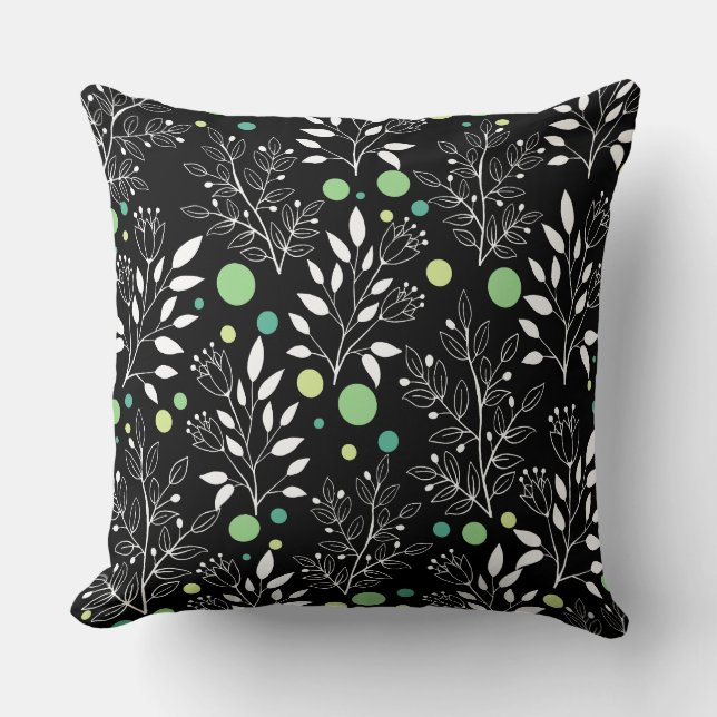 Coussin Graphisme à motif de la nature  (Recto)