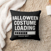 Coussin Graphisme de chargement de costume d'Halloween coo (Couverture)