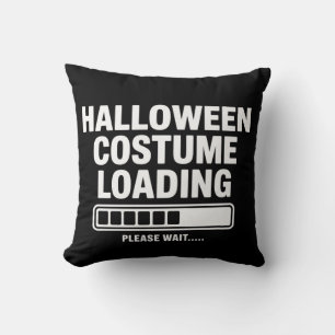 Coussin Graphisme de chargement de costume d'Halloween coo