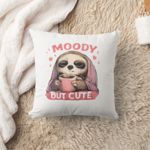 Coussin Graphisme d'humour bizarre mignon