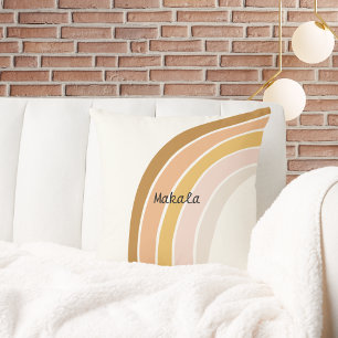 Coussin Gras Moderne Arc-en-ciel Élégant Stylé Mignon