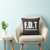 Coussin Gratuit Défiant Tarrifs Américain (Chaise)