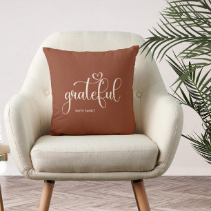 Coussin Gratuit Personnalisé Automne Brown Automne