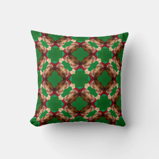Coussin Gravure de taureau français de Noël