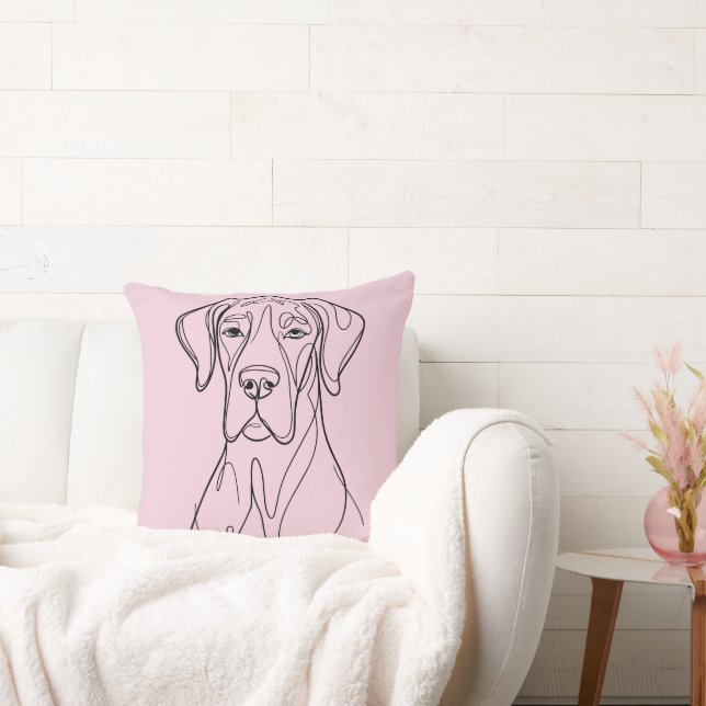 Coussin Great Dane Linedrawing  (Canapé)