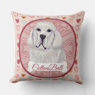 Coussin Great Pyrenees Personalize Valentine Pillow