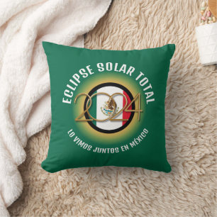 Coussin Green 2024 TOTAL SOLAIRE ECLIPSE Mexique