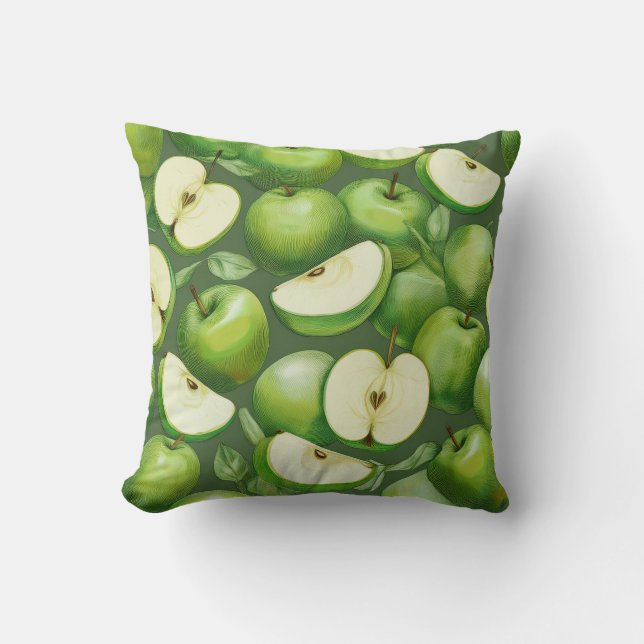 Coussin Green apples (Recto)