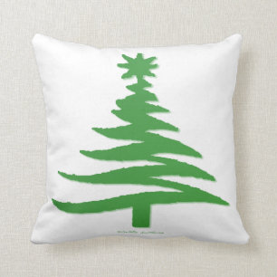 Coussin Green de l'arbre de Noël