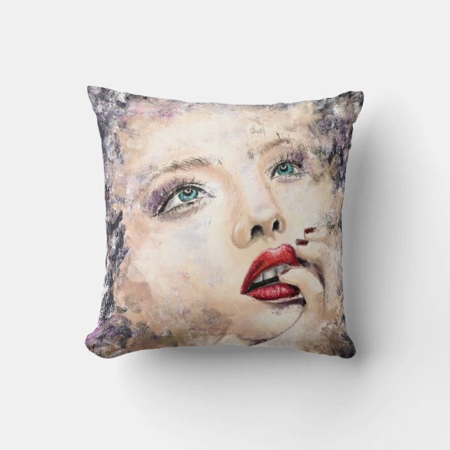 Coussin Green Eyed (Recto)