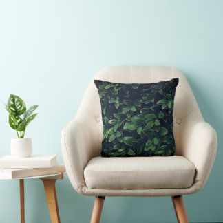 Coussin Green leaf