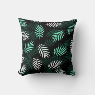 Coussin Green Palm Feuilles Design