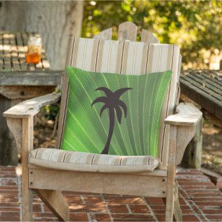 Coussin Green Palm Frond