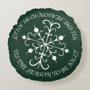 Coussin Green Snowflake