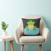 Coussin grenouille dans l'étang (Chaise)