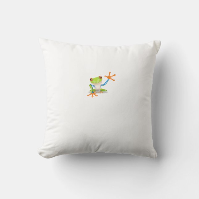 Coussin Grenouille d'arbre (Recto)