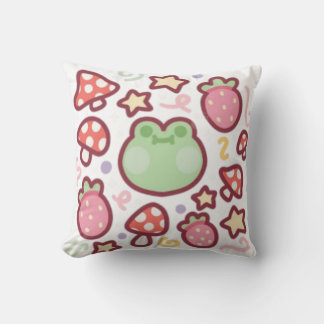 Coussin Grenouille de Kawaii
