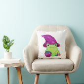Coussin Grenouille de sorcière avec cauldron et potions Aq (Chaise)