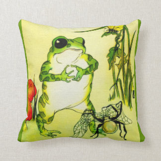 Coussin Grenouille de tache de rousseur