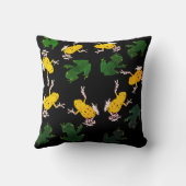 Coussin Grenouille jaune verte (Verso)