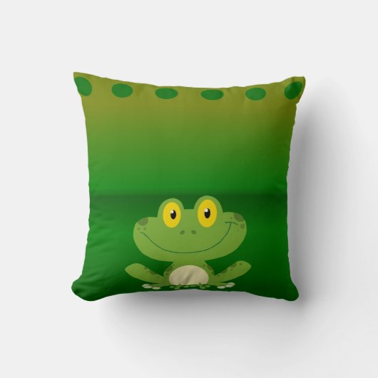 Coussin Grenouille mignonne (Recto)