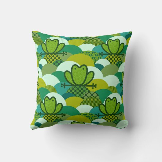 Coussin Grenouille mousseuse (Verso)