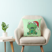 Coussin Grenouille Noël Animaux d'hiver Grenouilles de Noë (Chaise)