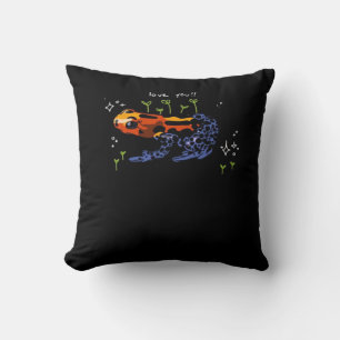 Coussin Grenouille qui t'aime style classique simple