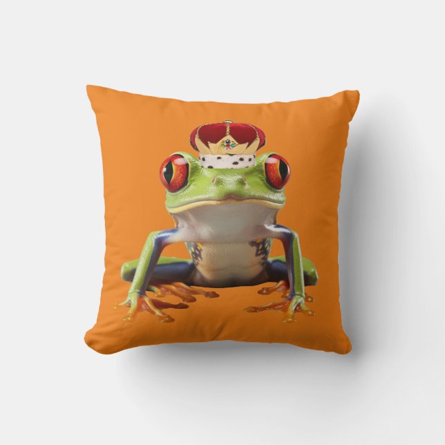 Coussin Grenouille Roi (Recto)