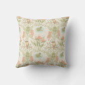 Coussin Grenouilles et oiseaux de la jungle douce (Verso)