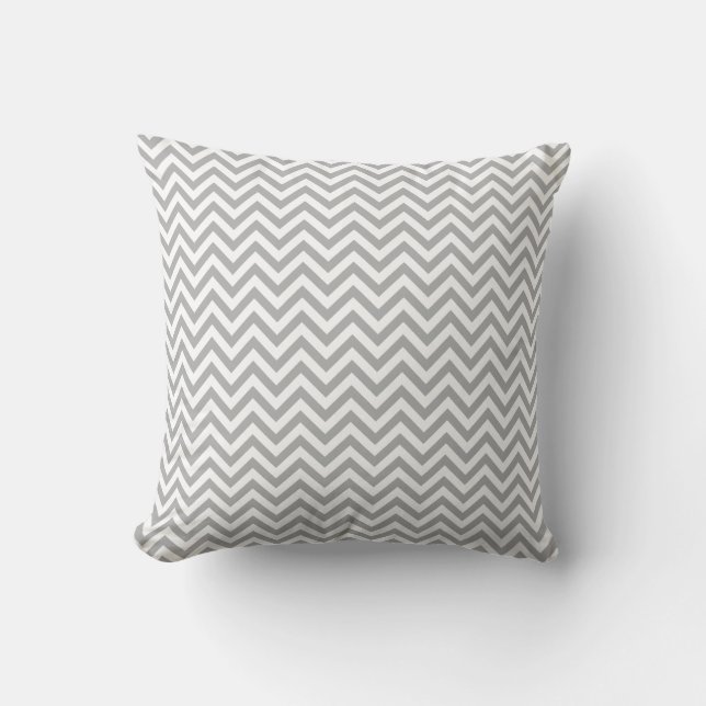 Coussin Grey Chevron (Recto)