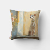 Coussin Greyhound sur un canapé (Recto)