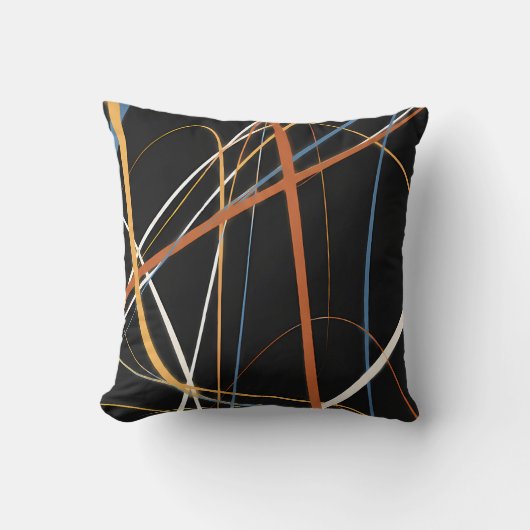 Coussin Gribouillages expressifs (Recto)