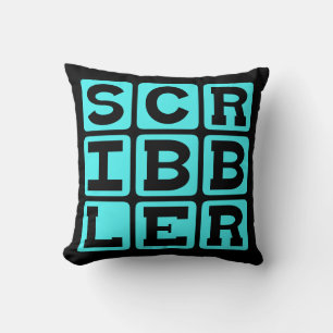 Coussin Gribouilleur, Caricaturiste ou Artiste