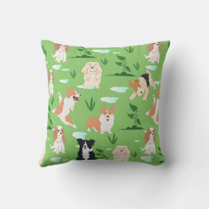 Coussin Gribouillis de chien