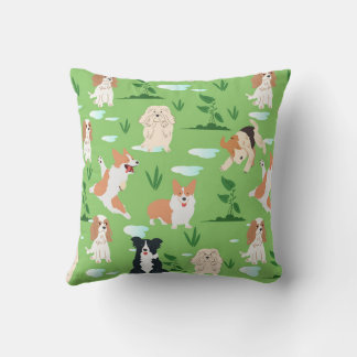 Coussin Gribouillis de chien