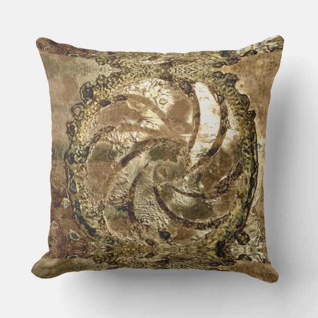 Coussin Griffons en bronze par Deprise (Recto)