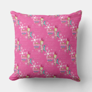 Coussin Grille Cindy-Lou Who Pink Motif de vacances