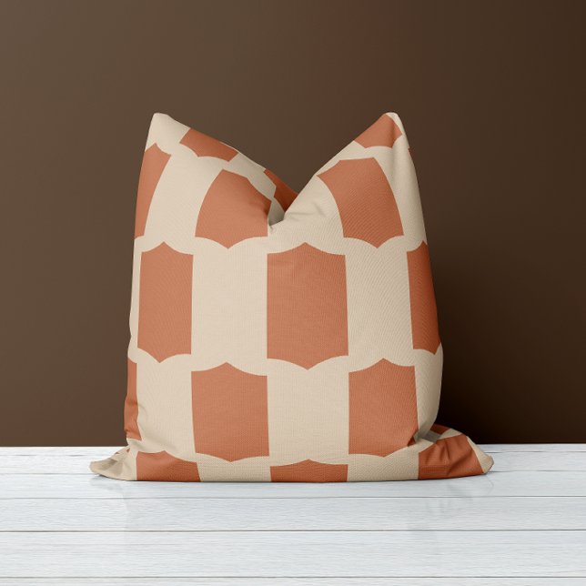 Coussin Grille de Coquilles Argile & Poussière (Créateur téléchargé)