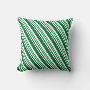 Coussin Grille de menthe verte